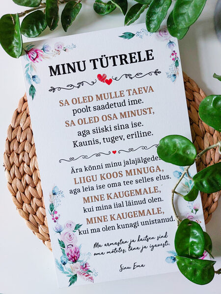 Minu tütrele