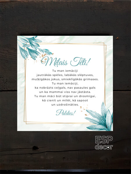 Mīļais Tēti/dizains 21