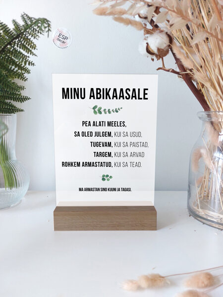 Minu abikaasale